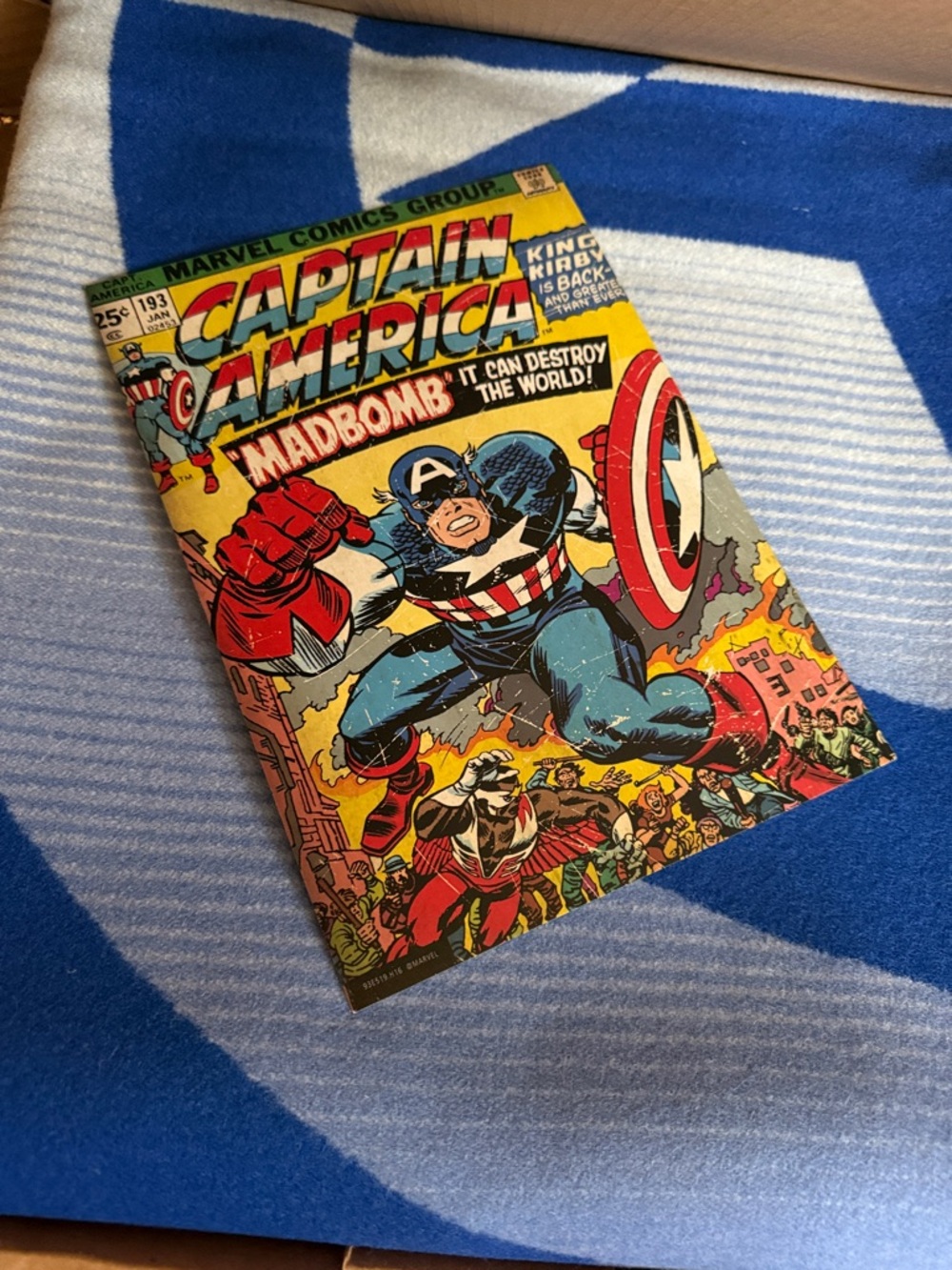 Special Edition!!!! The Pendleton Captain America Blanket # 620 of 1939!! - Picture 4 of 7